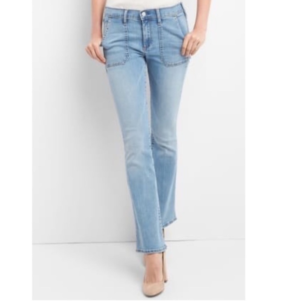 Light Wash Bootcut Jeans